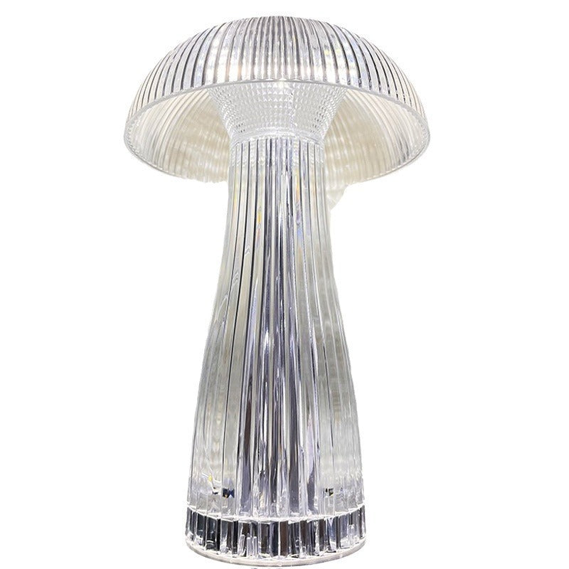 Creative Table Lamp Net Red Rose Crystal Table Lamp Light Luxury Atmosphere Lamp Pat Lamp Advanced Sense Charging Nightlight