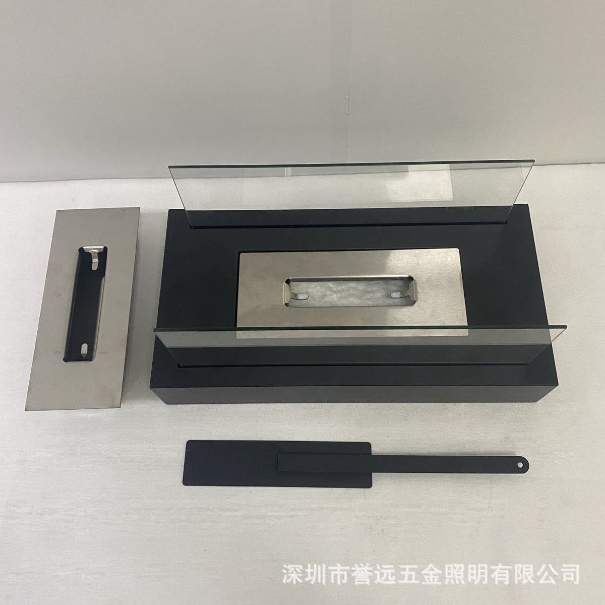 Rectangular Alcohol Fireplace Real Fire Stainless Steel Camping Atmosphere Lamp Portable Heating Fireplace Really Low Price Wholesale And Retail