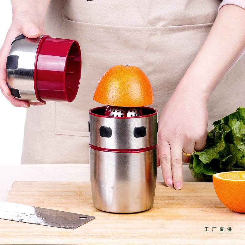 Stainless Steel Manual Juicer Small Lemon Orange Squeezer Squeeze Juice Cup To Squeeze Pomegranate Orange Juice